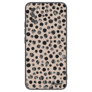 Picasee Μαύρη θήκη σιλικόνης για Xiaomi Poco M3 - Dots