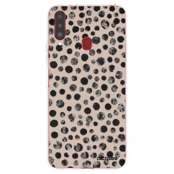Picasee διαφανής θήκη σιλικόνης Samsung Galaxy A20s - Dots