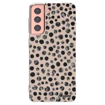 Picasee διαφανής θήκη σιλικόνης Samsung Galaxy S21 5G G991B - Dots