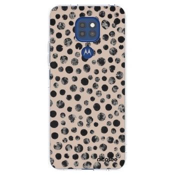 Picasee διαφανής θήκη σιλικόνης Motorola Moto G9 Play - Dots