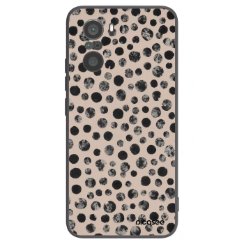 Picasee Μαύρη θήκη σιλικόνης για Xiaomi Poco F3 - Dots