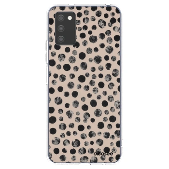 Picasee διαφανής θήκη σιλικόνης Samsung Galaxy A02s A025G - Dots