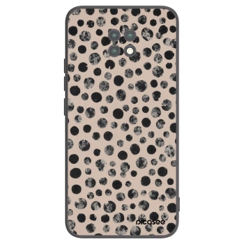 Picasee Μαύρη θήκη σιλικόνης για Xiaomi Redmi Note 9T - Dots