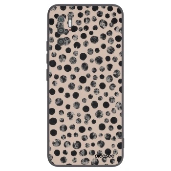 Picasee Μαύρη θήκη σιλικόνης για Xiaomi Poco M3 Pro 5G - Dots