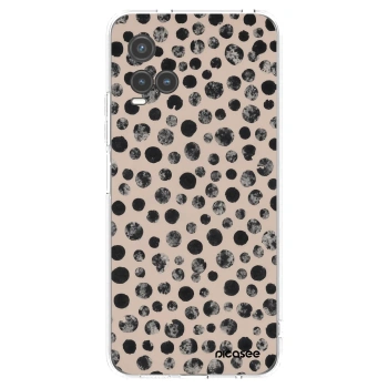 Picasee διαφανής θήκη σιλικόνης Vivo Y33s - Dots