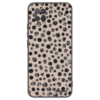 Picasee Μαύρη θήκη σιλικόνης για Realme 8 5G - Dots