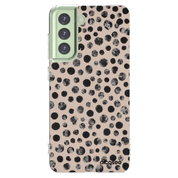 Picasee διαφανής θήκη σιλικόνης Samsung Galaxy S21 FE 5G - Dots