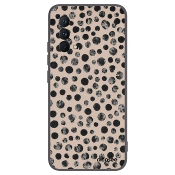 Picasee Μαύρη θήκη σιλικόνης για Realme GT Master Edition 5G - Dots