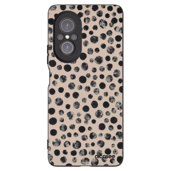 Picasee Μαύρη θήκη σιλικόνης για Huawei Nova 9 SE - Dots