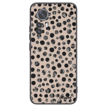 Picasee Μαύρη θήκη σιλικόνης για Xiaomi 12 Pro - Dots
