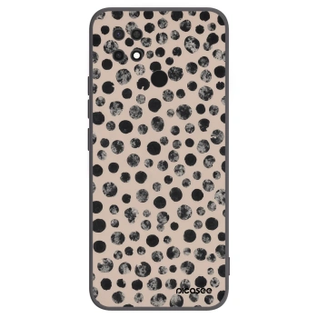 Picasee Μαύρη θήκη σιλικόνης για Xiaomi Redmi 10C - Dots