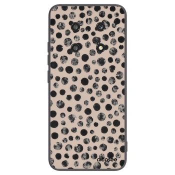 Picasee Μαύρη θήκη σιλικόνης για Honor Magic4 Lite 5G - Dots