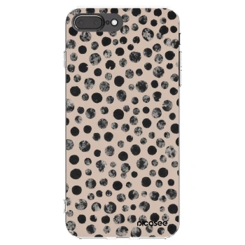 Picasee διαφανής θήκη σιλικόνης Apple iPhone 8 Plus - Dots