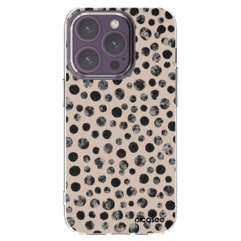 Picasee διαφανής θήκη σιλικόνης Apple iPhone 14 Pro - Dots