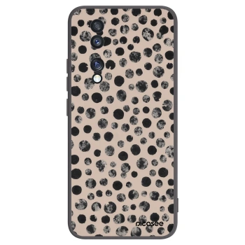 Picasee Μαύρη θήκη σιλικόνης για Honor 70 - Dots