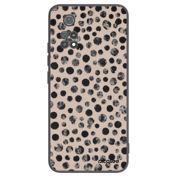 Picasee Μαύρη θήκη σιλικόνης για Xiaomi Poco M4 Pro - Dots
