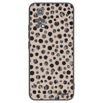 Picasee Μαύρη θήκη σιλικόνης για Xiaomi Redmi Note 11S 5G - Dots
