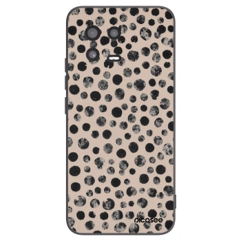 Picasee Μαύρη θήκη σιλικόνης για Xiaomi 13 - Dots