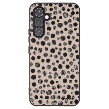 Picasee Μαύρη θήκη σιλικόνης για Samsung Galaxy A54 5G A546B - Dots