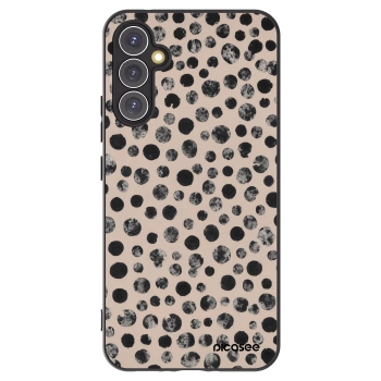 Picasee Μαύρη θήκη σιλικόνης για Samsung Galaxy A34 5G A346B - Dots