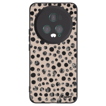 Picasee Μαύρη θήκη σιλικόνης για Honor Magic5 Pro - Dots
