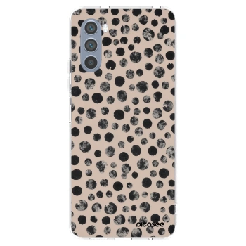 Picasee διαφανής θήκη σιλικόνης Motorola Moto G62 - Dots
