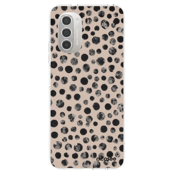 Picasee διαφανής θήκη σιλικόνης Motorola Moto G51 - Dots