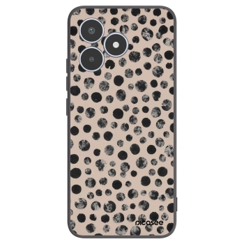 Picasee Μαύρη θήκη σιλικόνης για Realme C53 - Dots