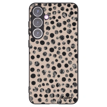 Picasee Μαύρη θήκη σιλικόνης για Samsung Galaxy S24+ S926B 5G - Dots