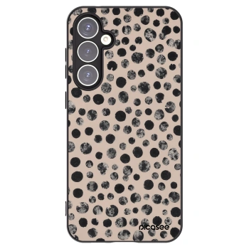 Picasee Μαύρη θήκη σιλικόνης για Samsung Galaxy S23 FE S711B - Dots