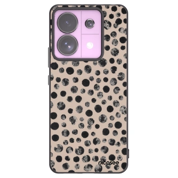 Picasee Μαύρη θήκη σιλικόνης για Xiaomi Redmi Note 13 Pro 5G - Dots