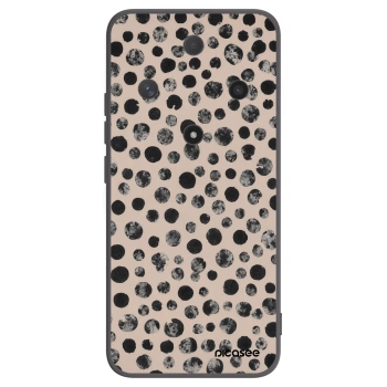 Picasee Μαύρη θήκη σιλικόνης για Honor Magic6 Lite 5G - Dots