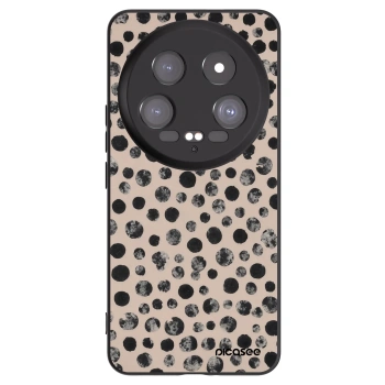 Picasee Μαύρη θήκη σιλικόνης για Xiaomi 14 Ultra - Dots