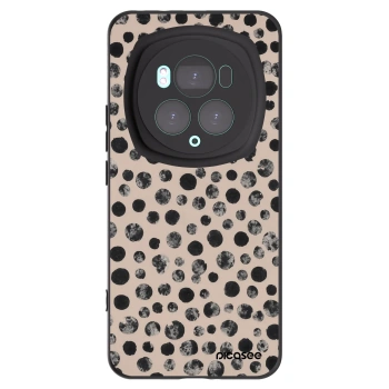 Picasee Μαύρη θήκη σιλικόνης για Honor Magic6 Pro - Dots