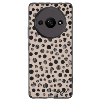 Picasee Μαύρη θήκη σιλικόνης για Xiaomi Redmi A3 - Dots
