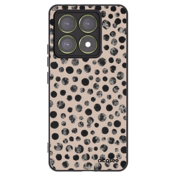 Picasee Μαύρη θήκη σιλικόνης για Xiaomi 14T - Dots