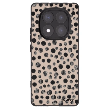 Picasee Μαύρη θήκη σιλικόνης για Xiaomi Redmi Note 14 Pro+ 5G - Dots