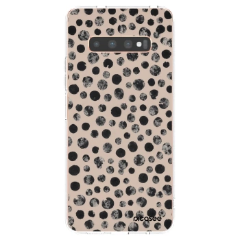 Picasee διαφανής θήκη σιλικόνης Samsung Galaxy S10 Plus G975 - Dots