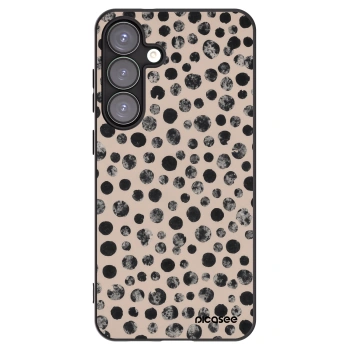 Picasee Μαύρη θήκη σιλικόνης για Samsung Galaxy S25+ 5G - Dots