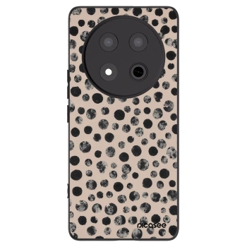 Picasee Μαύρη θήκη σιλικόνης για Honor Magic7 Lite 5G - Dots