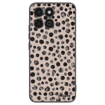 Picasee Μαύρη θήκη σιλικόνης για Honor 200 Smart 5G - Dots