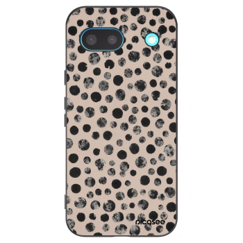 Picasee Μαύρη θήκη σιλικόνης για Google Pixel 8a - Dots