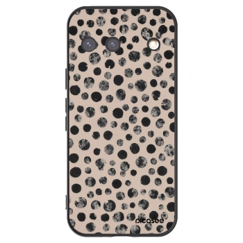 Picasee Μαύρη θήκη σιλικόνης για Google Pixel 9 - Dots