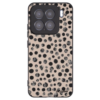 Picasee Μαύρη θήκη σιλικόνης για Xiaomi 15 - Dots