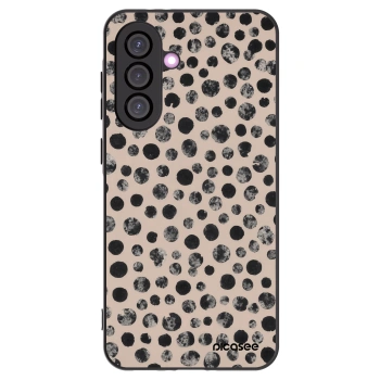 Picasee Μαύρη θήκη σιλικόνης για Samsung Galaxy A36 5G - Dots