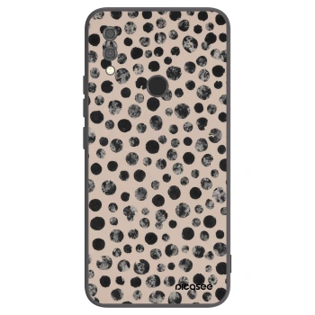 Picasee Μαύρη θήκη σιλικόνης για Xiaomi Redmi Note 7 - Dots