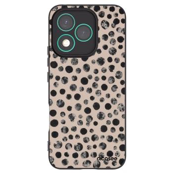 Picasee Μαύρη θήκη σιλικόνης για Honor 400 Lite 5G - Dots