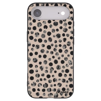 Picasee Μαύρη θήκη σιλικόνης για Apple iPhone Air - Dots