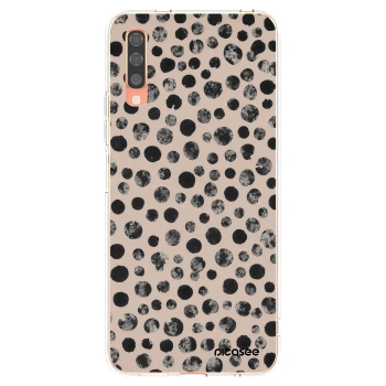 Picasee διαφανής θήκη σιλικόνης Samsung Galaxy A70 A705F - Dots