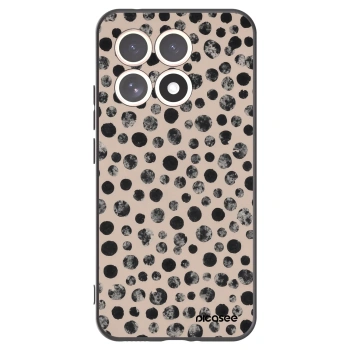 Picasee Μαύρη θήκη σιλικόνης για Xiaomi 15T - Dots